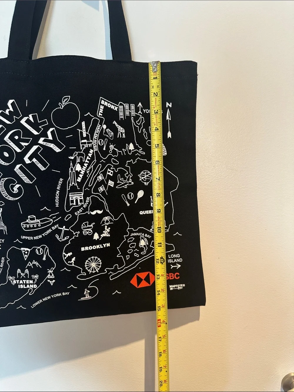 New York City Map Tote, Tote Bag NWT